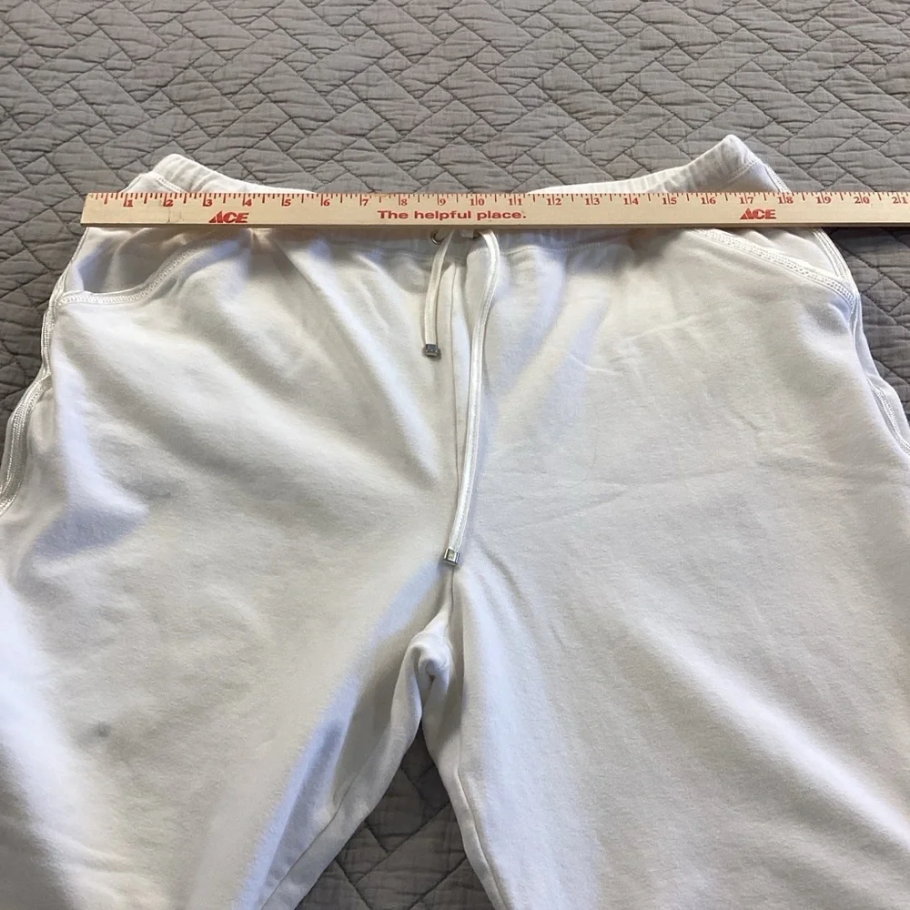Liz Claiborne Villager Off-White Joggers Sz XL Pull-On Pants - Picture 7 of 13